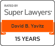 Rated By Super Lawyers | David B. Yavitz | 15 Years